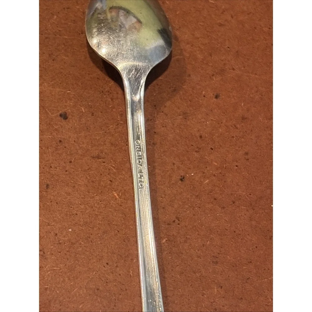 Oneida Enchantment-Londontown Silverplate Floral Scroll Infant Feeding Spoon